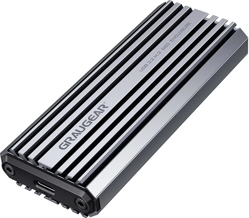Kasë SSD GrauGear M.2 NVMe PCIe 3.0, USB 3.2 Gen 2, gri