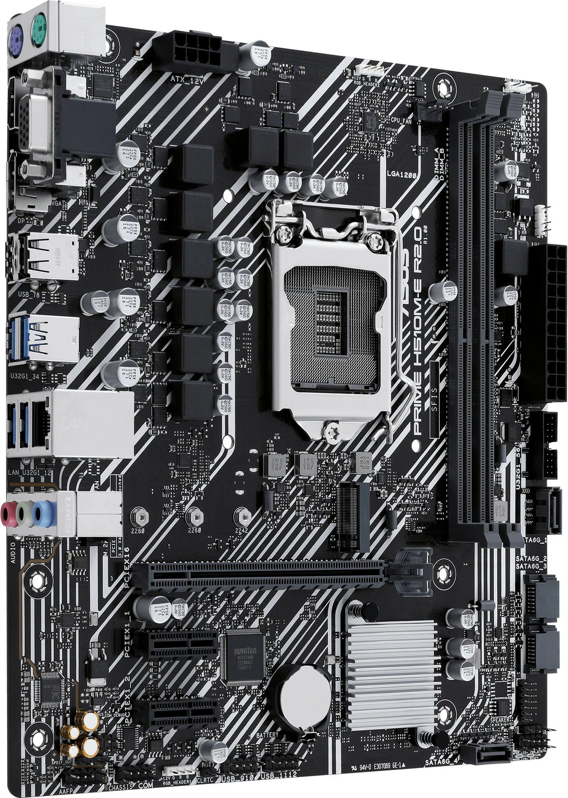 Pllakë amë ASUS PRIME H510M-E R2.0, Intel, LGA 1200, DDR4-SDRAM, 64 GB