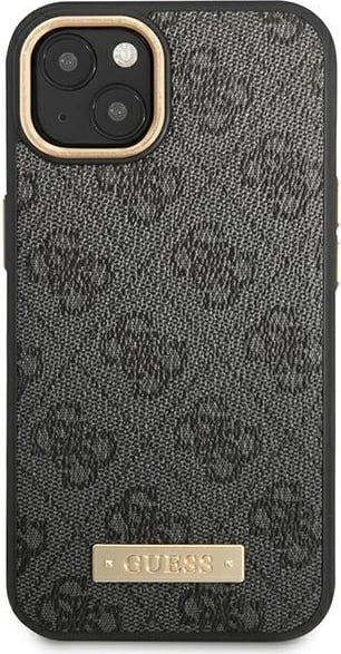 Mbështjellës Guess GUHMP14MU4GPRK për iPhone 14 Plus 6.7", MagSafe, i zi