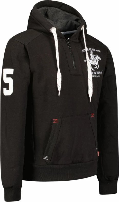 Duks me kapuç për meshkuj Geographical Norway, i zi