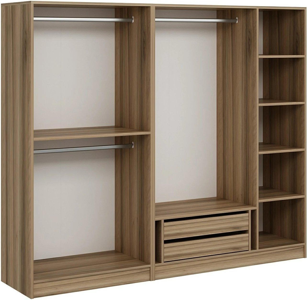 Dollap rrobash Skye Decor, ngjyrë dore, Kale 190