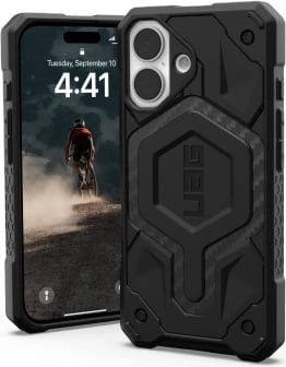 Mbështjellës UAG Monarch Pro për iPhone 16, i zi