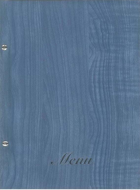 Menu restoranti NEXT, 24x32cm, dru, Blu