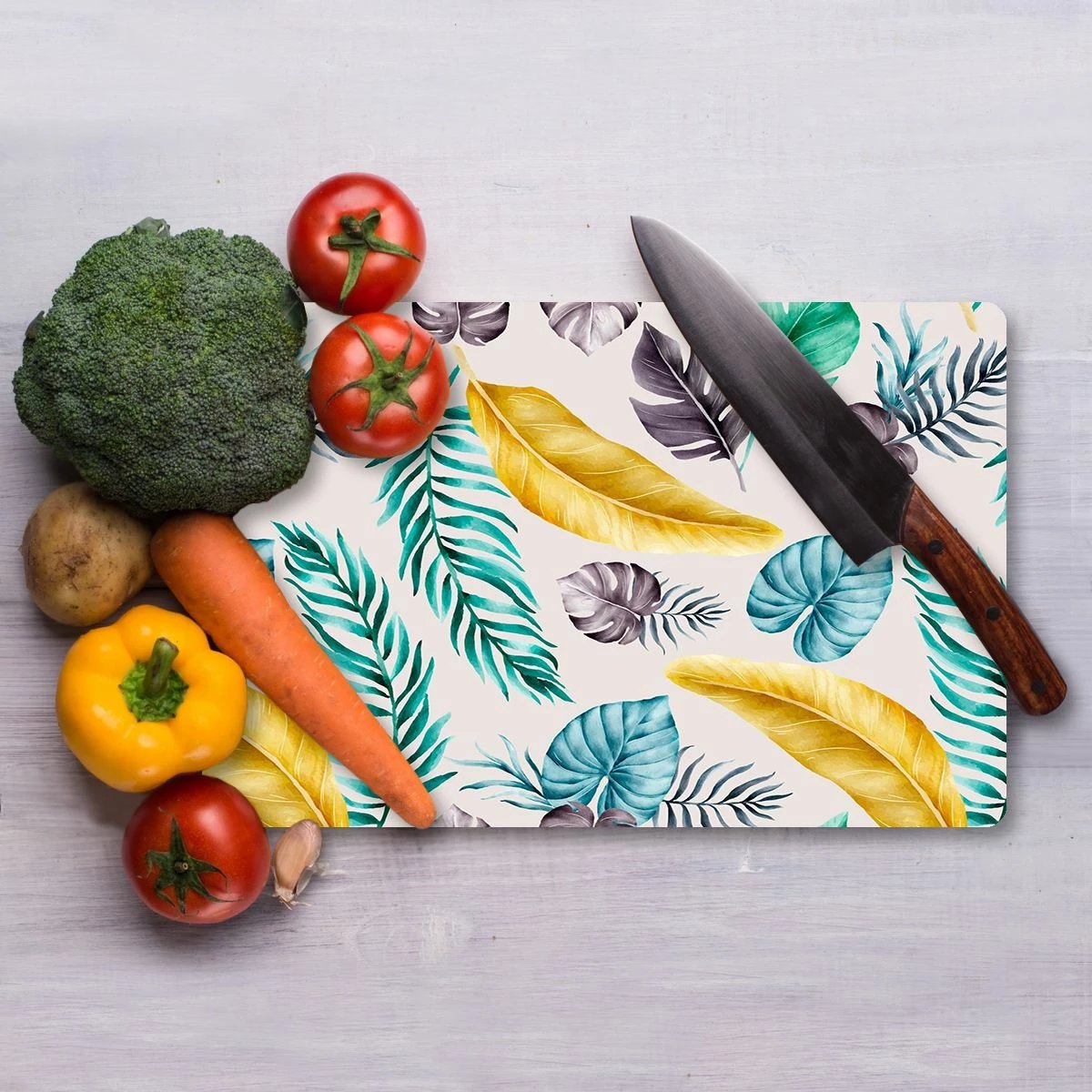 Dërrasë prerëse Hermia, qelq i temperuar, shumëngjyrëshe, Ckt111 - 3040, 30x40cm Dërrasë prerëse Hermia, qelq i temperuar, shumëngjyrëshe, Ckt111 - 3040, 30x40cm