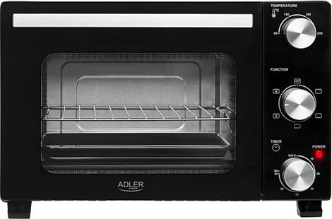 Furrë elektrike, Adler, AD 6024, 22 L, konvekcion, 1300W, e zezë