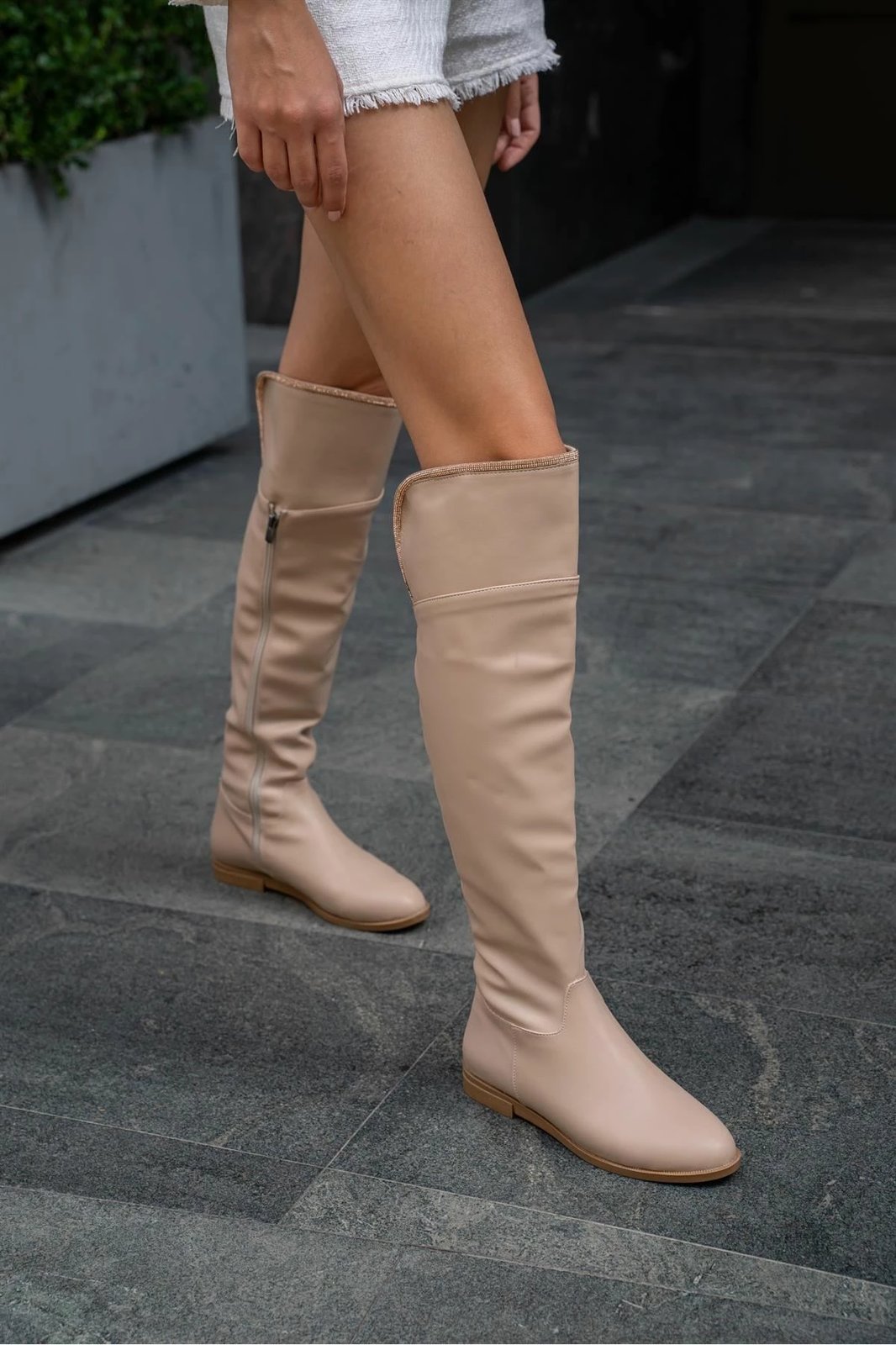 Çizme për gra, ngjyrë mink, Jumeon MK1350123KR20-003