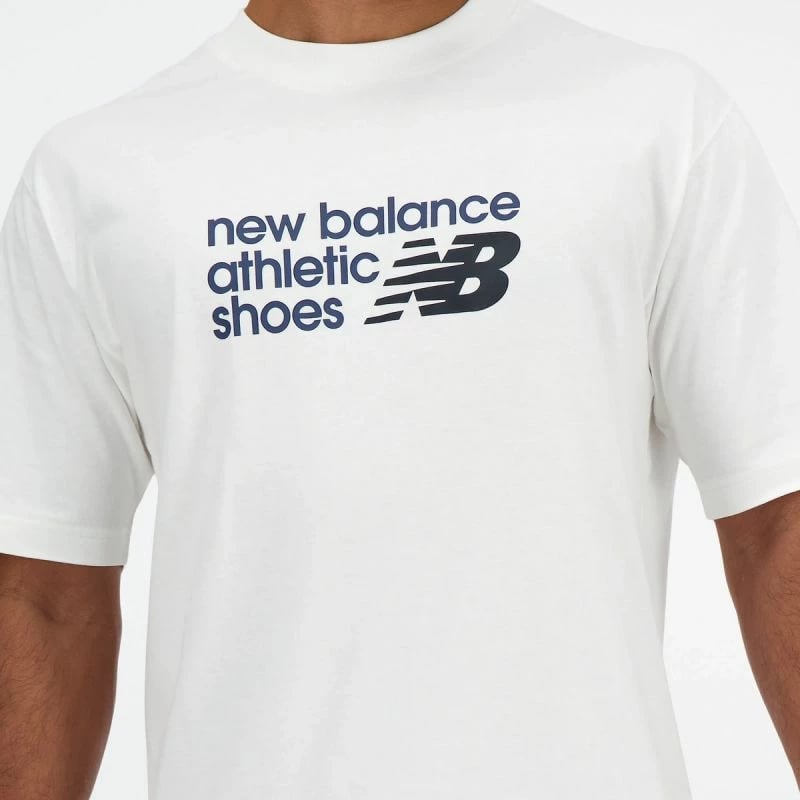 Maicë për meshkuj New Balance, e bardhë