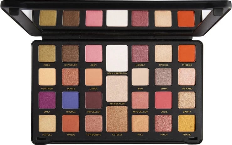 Paletë për sy Makeup Revolution Friends Television Series, 1.0g & 2.3g
