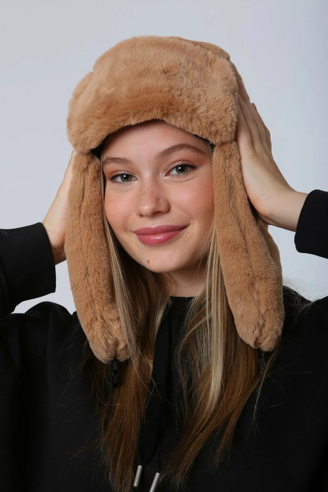 Beretë për gra, ngjyrë camel, Jumeon, Bere1127