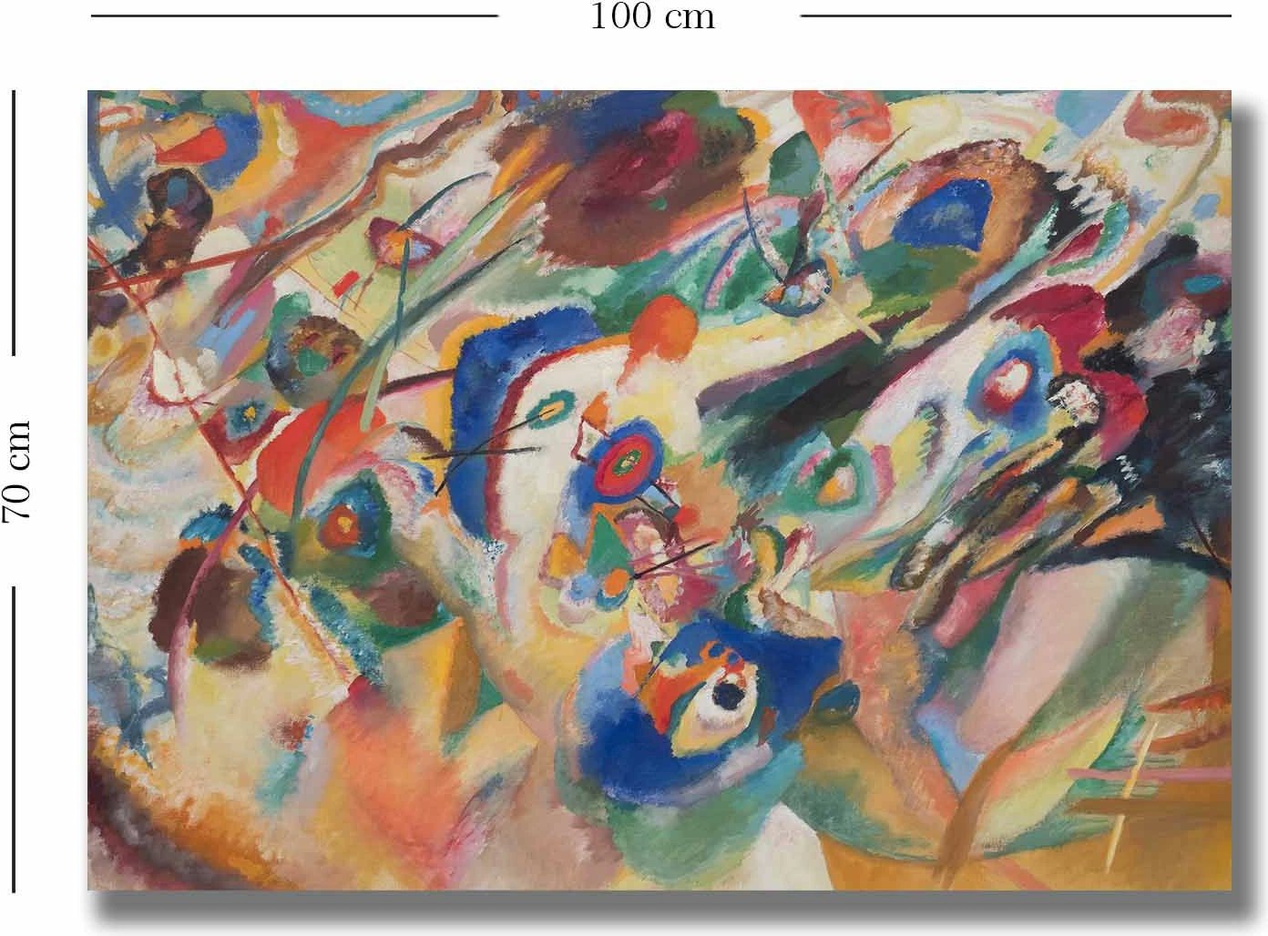 Pikturë dekorative në kanavacë Wallity, 70100KANDINSKY030