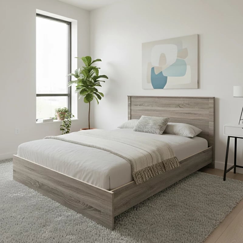 Krevat Athos, ngjyrë sonoma, 140x200 cm