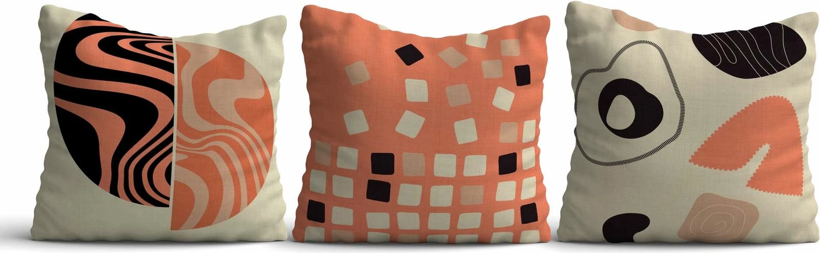 Set mbulesash për jastëkë (3 copë), dizajn Aberto, Asr_plw25 - 14