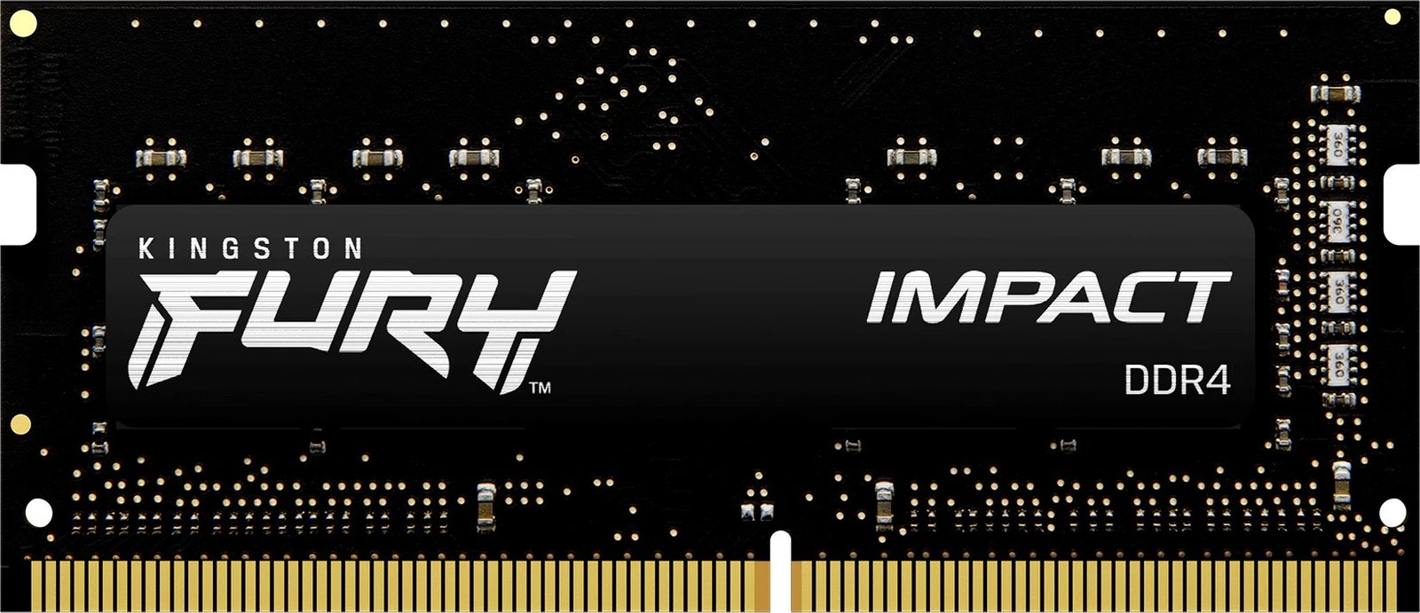 RAM Memorje Kingston FURY Impact 16GB (2x8GB) DDR4 3200MHz SODIMM, e zezë