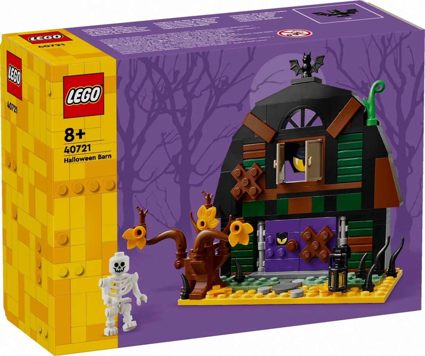 Set LEGO Halloween Barn 40721, 205 pjesë, për fëmijë, shumëngjyrësh