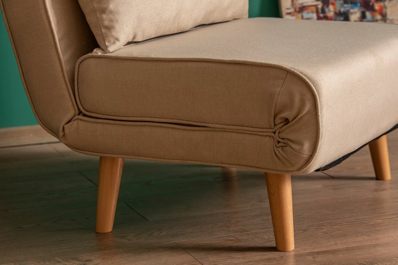 Krevat-karrige një vendës, Atelier del Sofa, Folde Single, krem