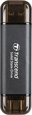 SSD portativ Transcend ESD310C, 256 GB, USB Type-A në USB Type-C, USB 3.2 Gen 2x2, e zezë