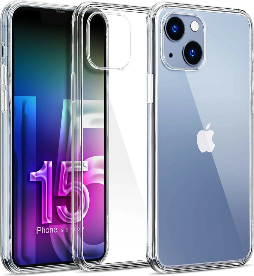 Mbështjellës 3MK Clear Case për iPhone 15 Plus / iPhone 14 Plus, Transparent