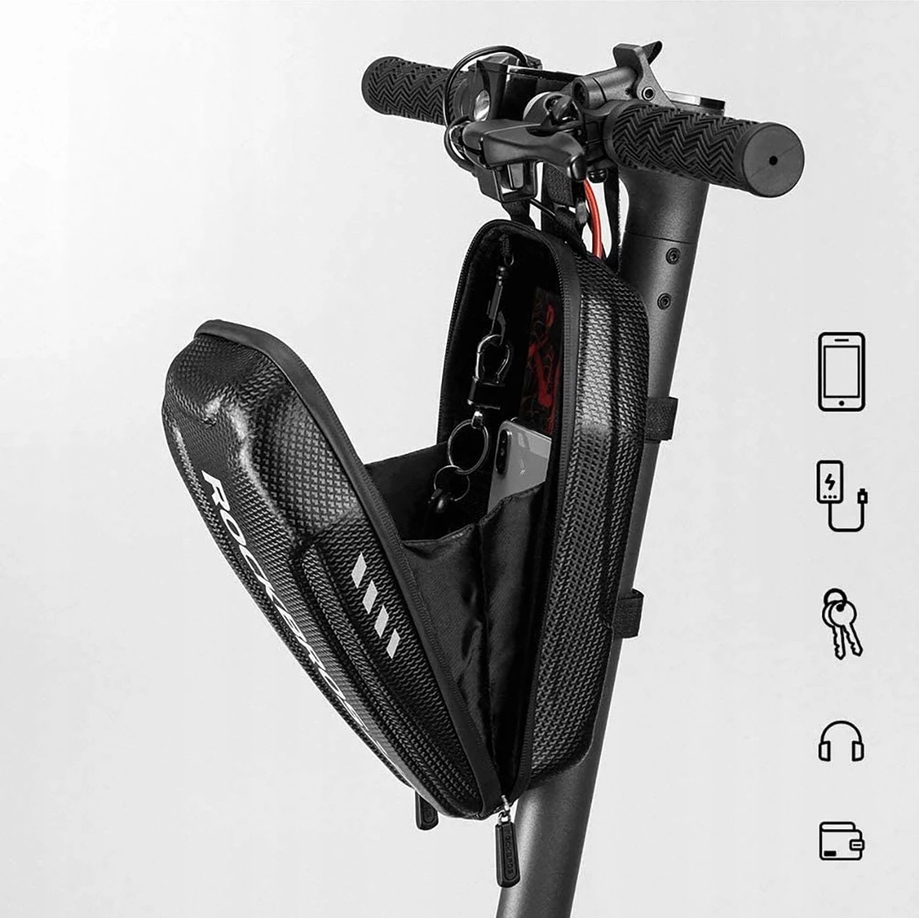 Çantë biçiklete Rockbros B62-1, 3L, e zezë