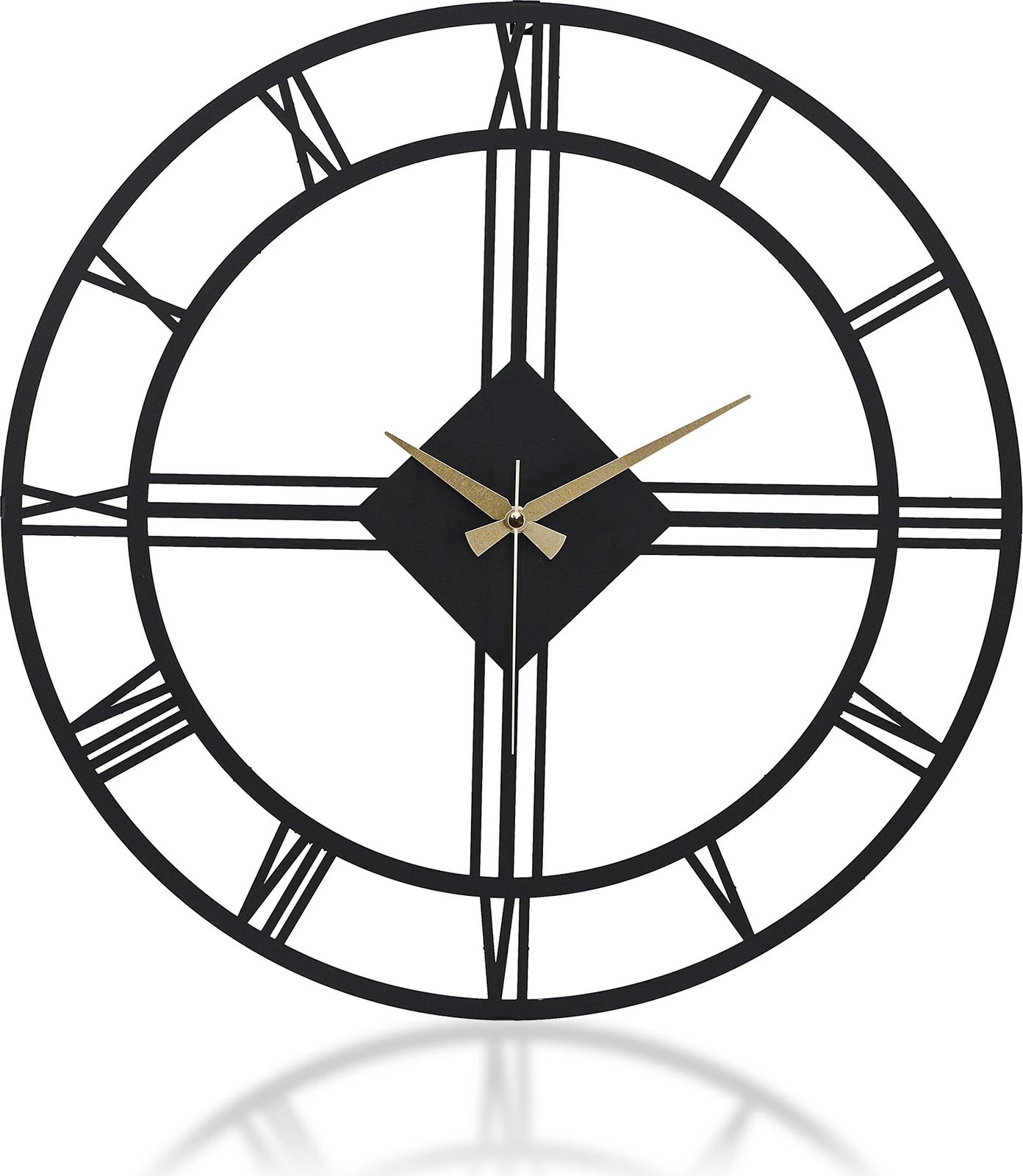 Orë muri dekorative metalike Wallity, Roma Elegante, e zezë