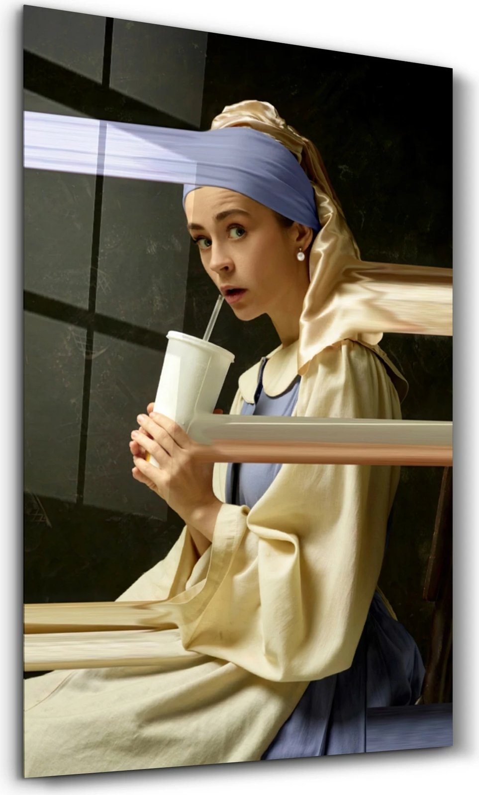 Pikturë dekorative prej xhami të temperuar, Wallity CAM-1056, 46x72cm