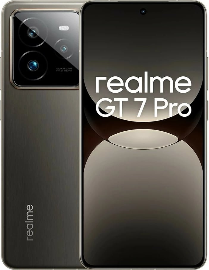 Celular Realme GT 7 Pro 512GB 12GB 5G 6.78" Dual SIM gri me aksesorë