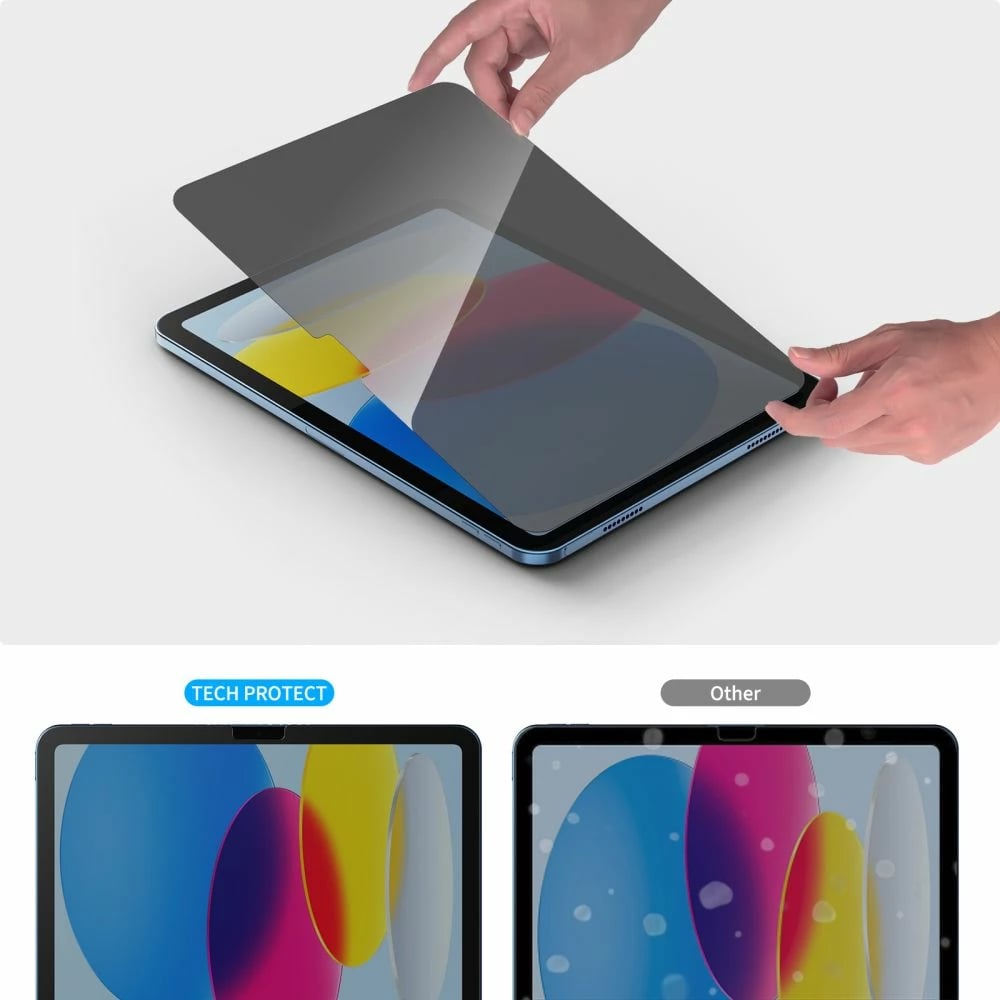 Xham privatësie Tech-Protect Glass Spy+ për iPad 10.9" 2022 / iPad 11" 2025