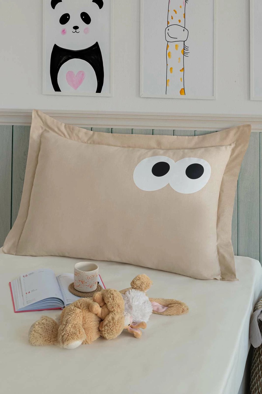 Set mbulesë për jorgan Super King, L'essentiel, Funny, ngjyrë kafe Set mbulesë për jorgan Super King, L'essentiel, Funny, ngjyrë kafe