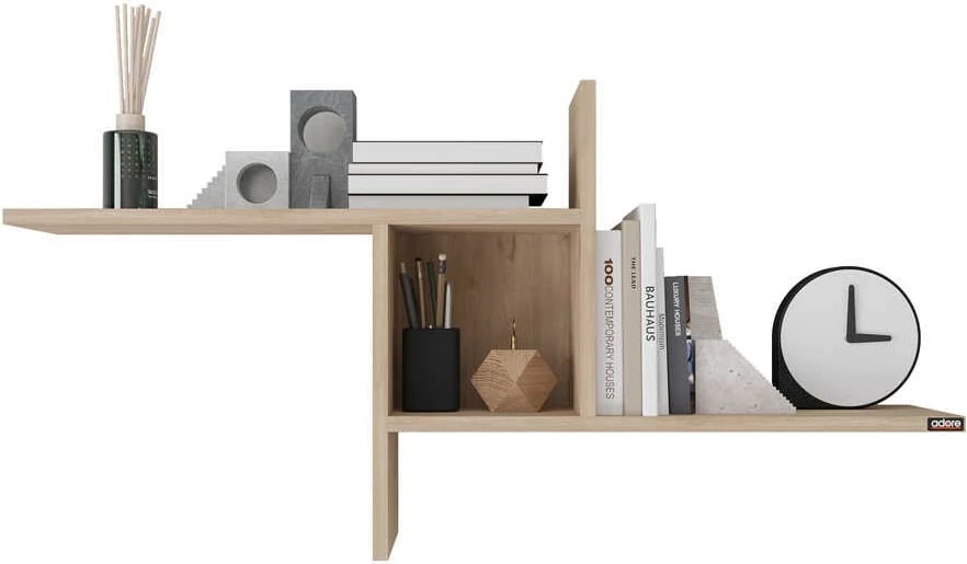 Raf muri Hanah Home, ngjyrë lisi, Raf-04-Ff-1