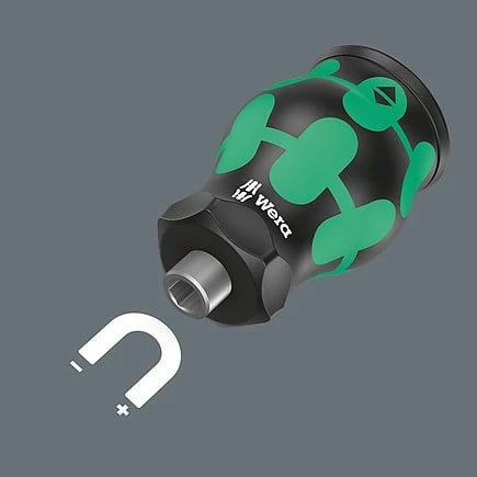 Set veglash biçiklete Wera Bicycle Set 11, 7 copa, 115mm, e zezë/gjelbër