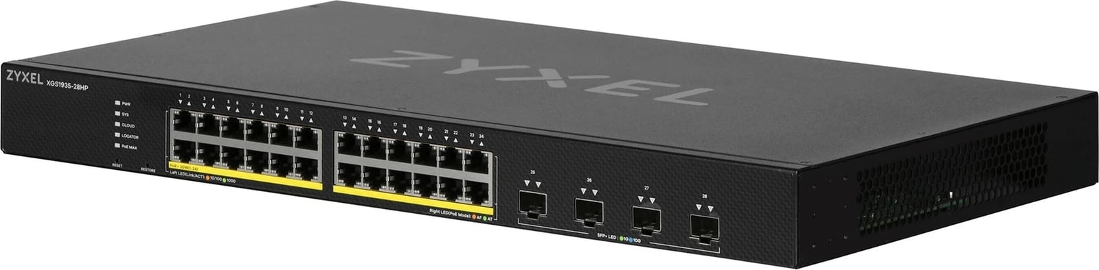Switch Zyxel XGS1935-28HP, Managed, 24 porte Gigabit Ethernet