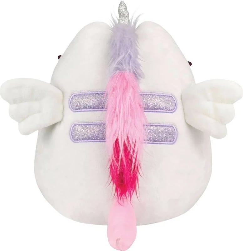 Lodër pelushi Pusheen Super Pusheenicorn Daffi, 24 cm, bardhë/rozë/vjollcë