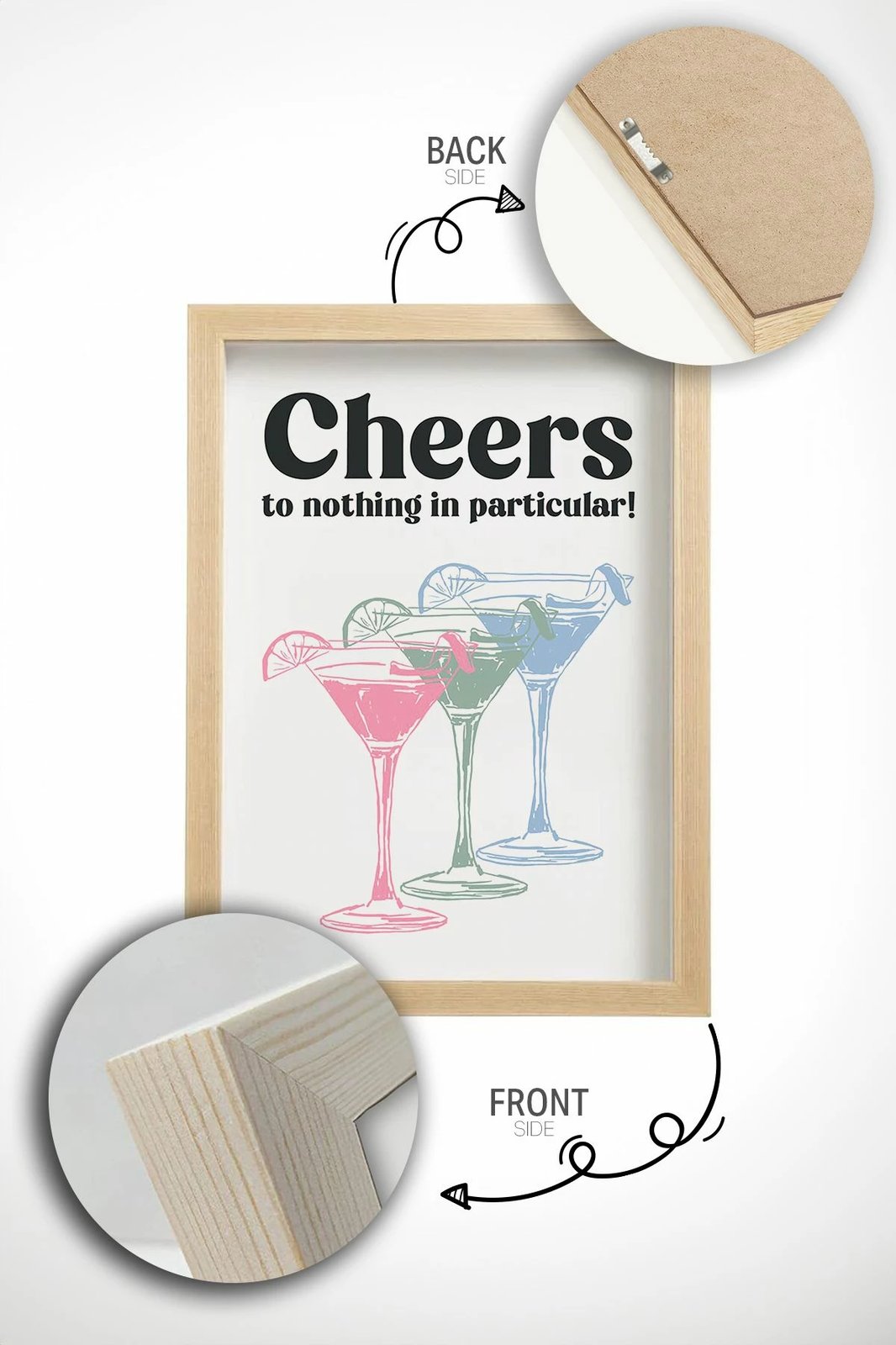 Pikturë dekorative me kornizë, shumëngjyrëshe, Ersy1Ham13