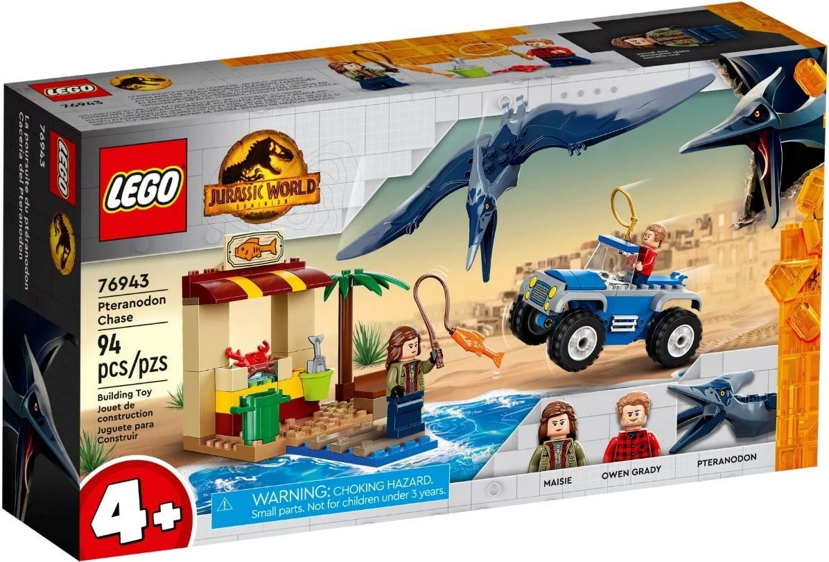 Lodër për fëmijë LEGO, Jurassic World 76943 Pteranodon Chase