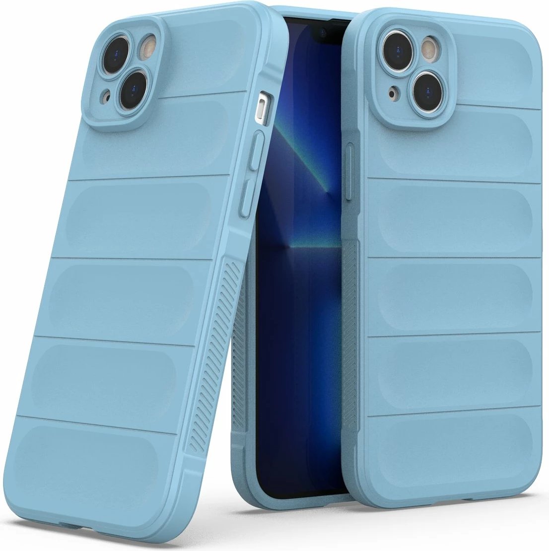 Mbështjellës Hurtel Magic Shield Case për iPhone 14 Plus, fleksibil, i blinduar, Blu e çelët Mbështjellës Hurtel Magic Shield Case për iPhone 14 Plus, fleksibil, i blinduar, Blu e çelët