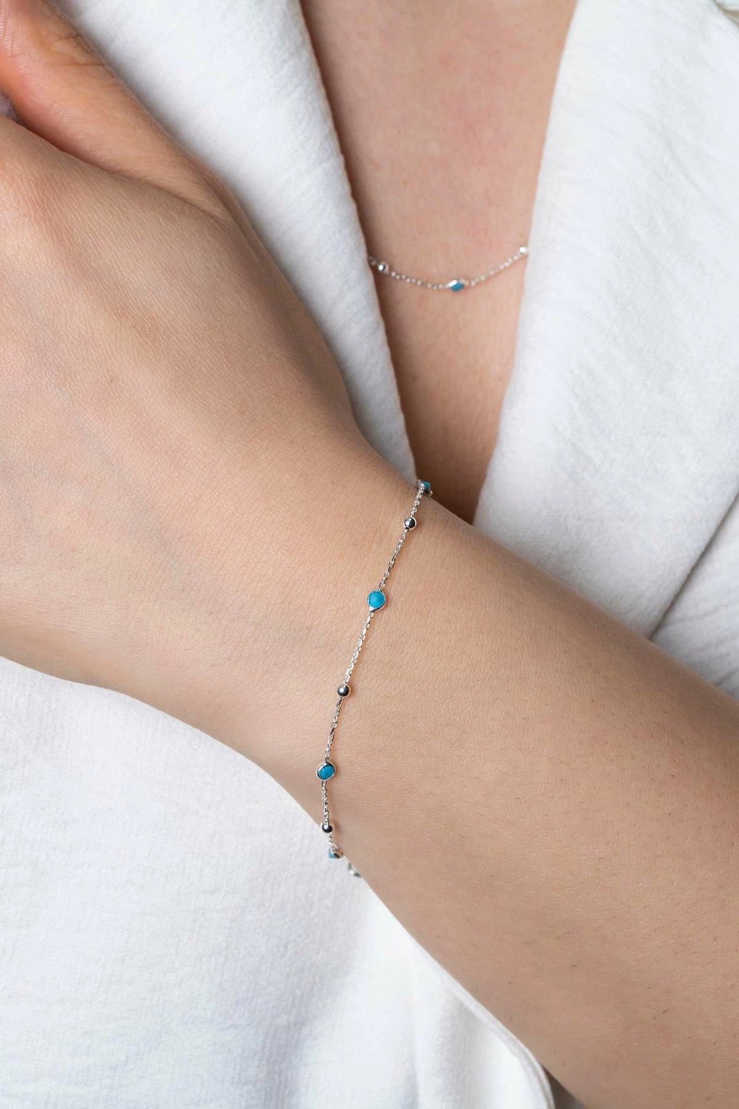 Byzylyk argjendi, ngjyrë e kaltër, Jumeon, TFNY65233