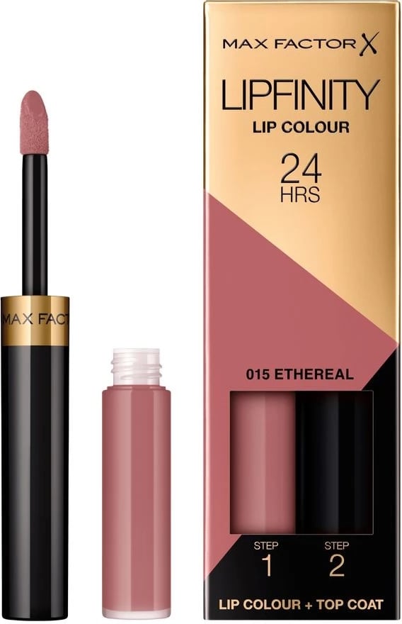 Buzëkuq i lëngshëm dy-fazësh Max Factor Lipfinity Lip Colour për femra 015 Ethereal, 4g