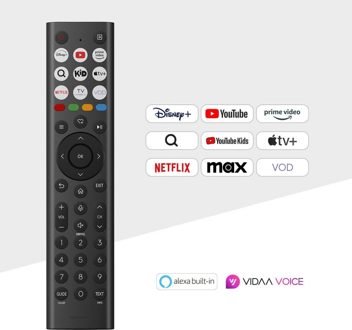 Televizor LED, Hisense, 50A6Q, 50" 4K UHD, Smart TV VIDAA, Dolby Vision, DTS Virtual:X