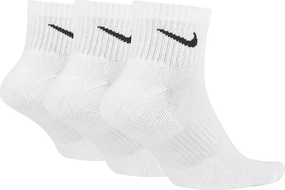 Çorape të shkurta Nike unisex, të bardha