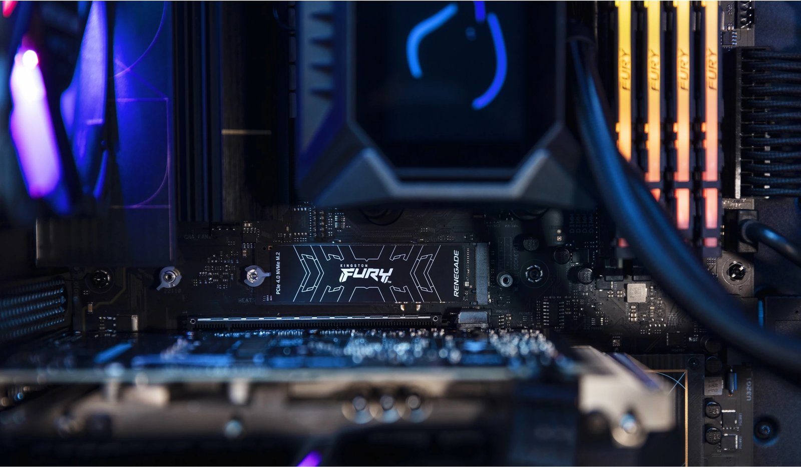 SSD Kingston FURY RENEGADE 2000G, M.2 2280 NVMe, 2 TB, 7300 MB/s