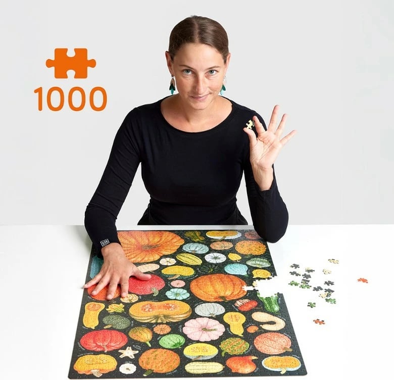 Puzzle CzuCzu Puzzlove Pumpkins 1000 pjesë, shumëngjyrësh