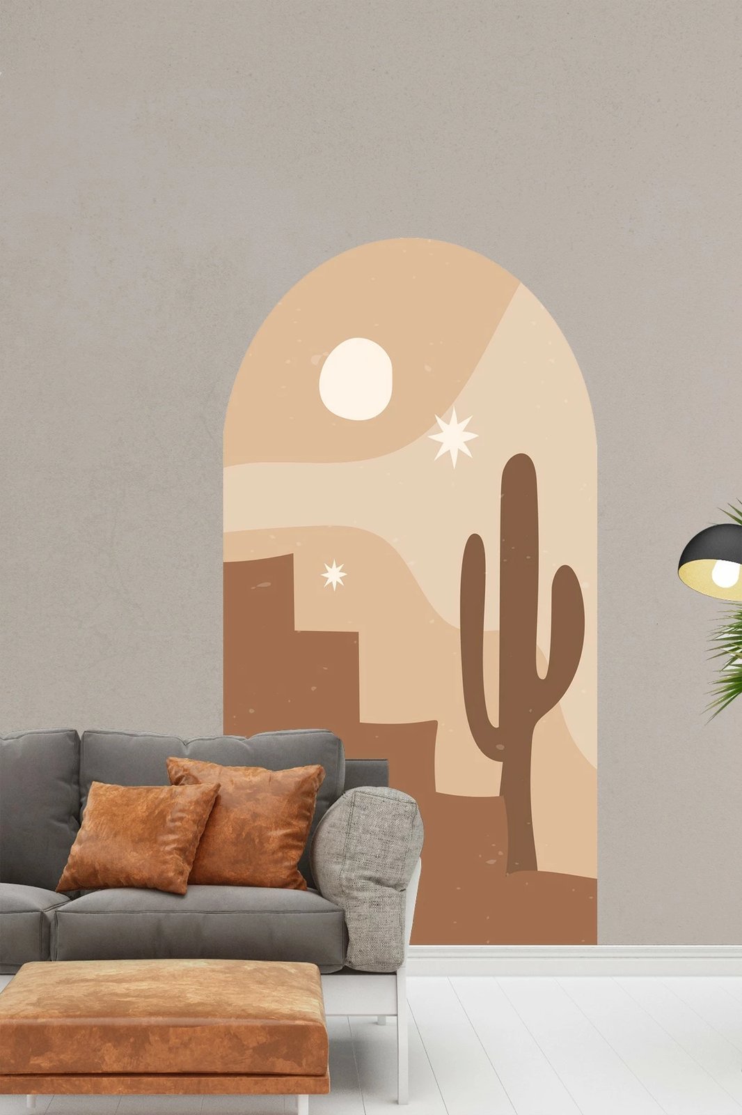 Sticker dekorativ për mur, shumëngjyrësh, Wallity, ERSYSTCKR22