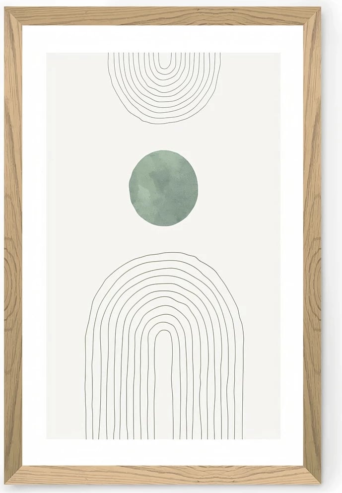 Pikturë dekorative, Wallity, Tekhammdf16, shumëngjyrëshe, 33x48cm