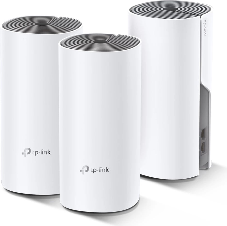 Sistem Wi‑Fi mesh, TP-Link, Deco E4, i bardhë, 3-pack