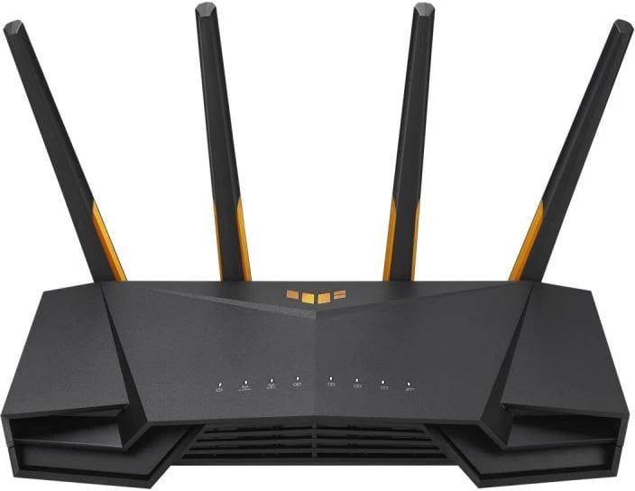 Ruter Wi‑Fi, Asus, TUF Gaming AX3000 V2 TUF-AX3000 (90IG0790-MO3B00/90IG0790MO3B00), Wi‑Fi 6 AX3000 3Gbps, 3–6 porte, e zezë