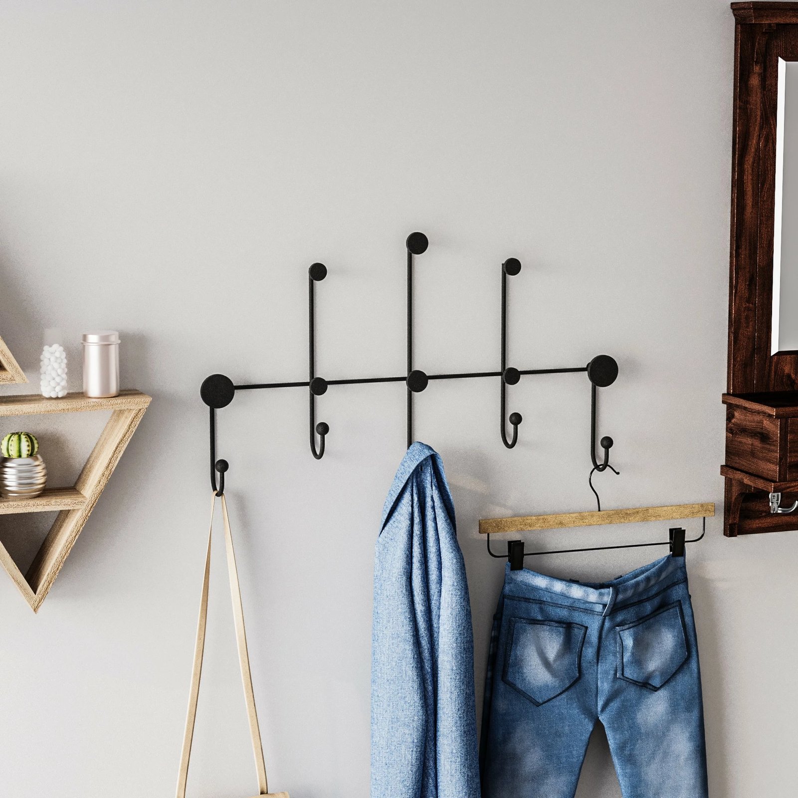 Varëse muri metalike Wallity, Iyon, e zezë