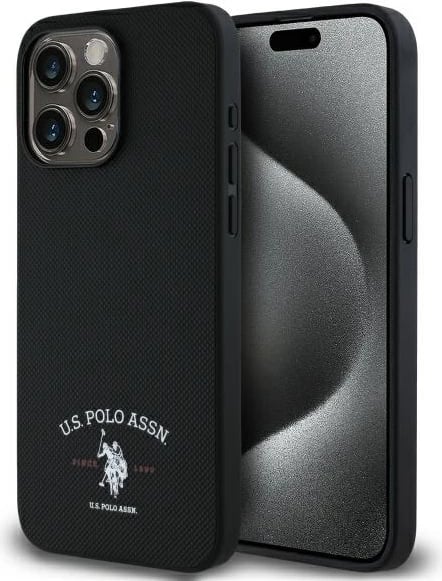 Mbështjellës U.S. Polo Assn. USHCP15XPARK për iPhone 15 Pro Max 6.7", i zi Mbështjellës U.S. Polo Assn. USHCP15XPARK për iPhone 15 Pro Max 6.7", i zi
