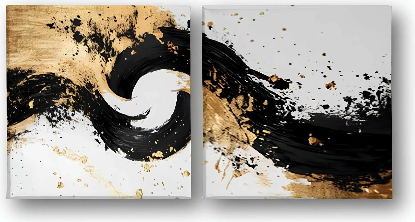 Pikturë dekorative në kanavacë (2 copë), Wallity, ASR_CNV2-6, 40x40