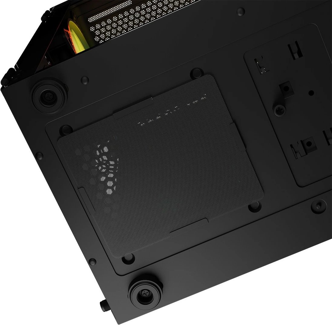 Kasë, Logic Concept, Portos ARGB Mini, Mini Tower Micro ATX, 3x 120 mm ARGB, panel anësor Tempered Glass, USB 3.0, e zezë