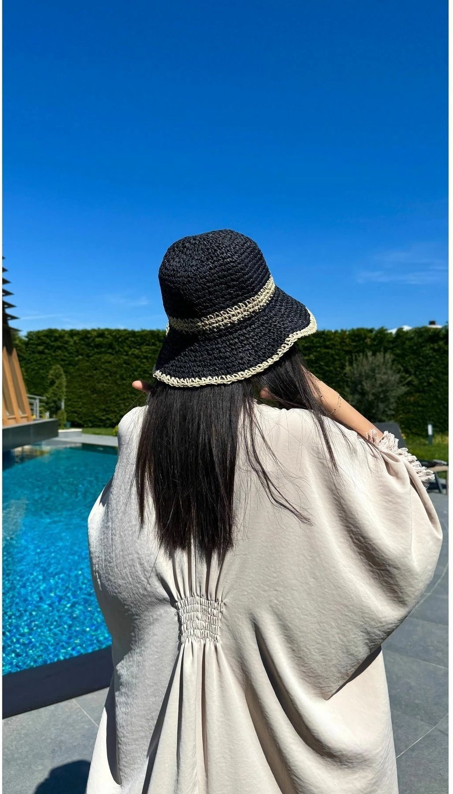 Kapelë për gra, ngjyrë e zezë, Jumeon Hsr2099