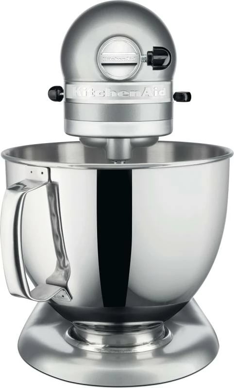 makinë kuzhine KitchenAid Artisan 5KSM175PSECU, përzierje planetare, 4.8L + tas rezervë 3L, 10 shpejtësi, kokë e lëvizshme, argjend Contour